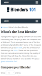 Mobile Screenshot of blenders101.com