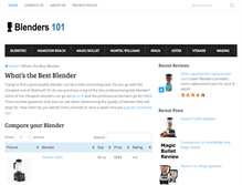 Tablet Screenshot of blenders101.com